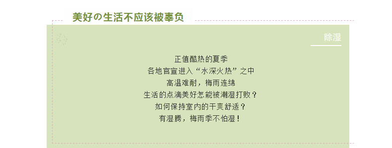 如何避免生活的樂趣被潮濕影響？