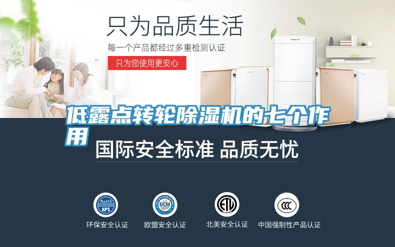 低露點轉輪91看片软件大全的七個作用