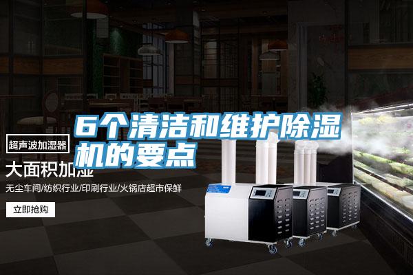 6個清潔和維護91看片软件大全的要點