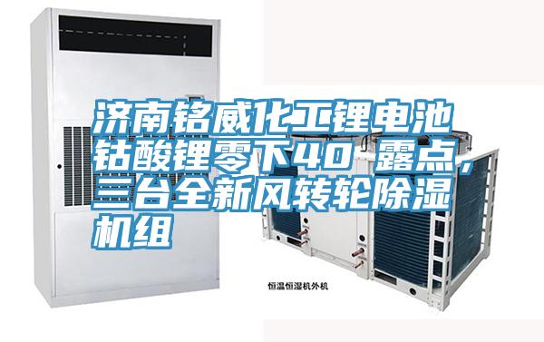 濟南銘威化工鋰電池鈷酸鋰零下40℃露點，三台全新風轉輪91看片软件大全組