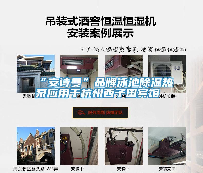 “91AV手机看片”品牌泳池除濕熱泵應用於杭州西子國賓館