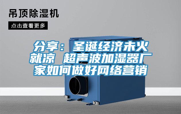 分享：聖誕經濟未火就涼 超聲波加濕器廠家如何做好網絡營銷