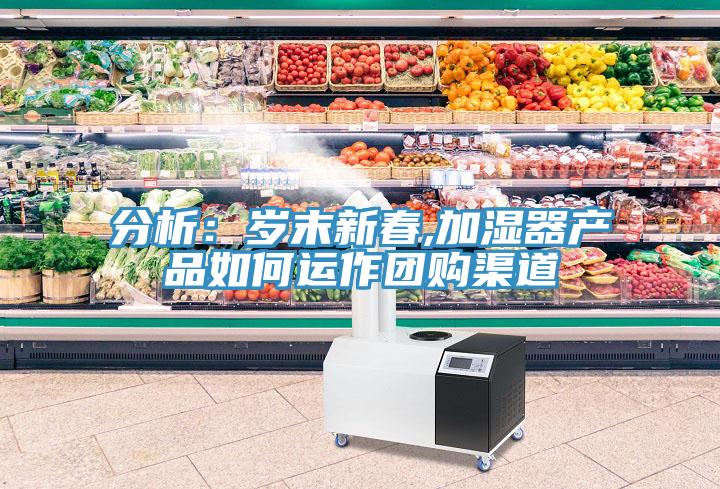 分析：歲末新春,加濕器產品如何運作團購渠道