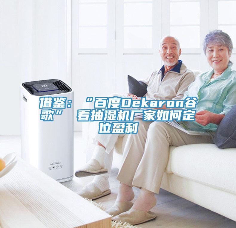 借鑒：“百度Dekaron穀歌” 看抽濕機廠家如何定位盈利