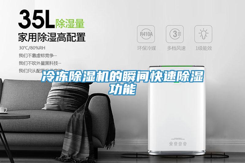 冷凍91看片软件大全的瞬間快速除濕功能