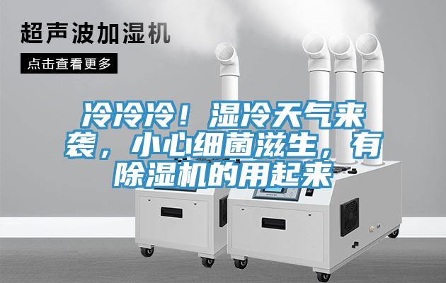 冷冷冷！濕冷天氣來襲，小心細菌滋生，有91看片软件大全的用起來