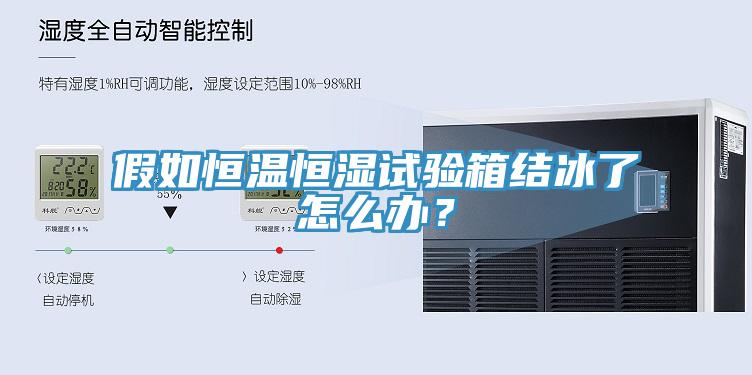 假如恒溫恒濕試驗箱結冰了怎麽辦？