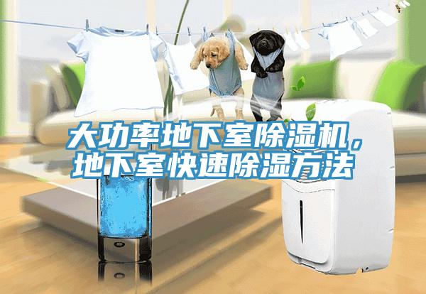 大功率地下室91看片软件大全，地下室快速除濕方法