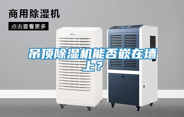 吊頂91看片软件大全能否嵌在牆上？