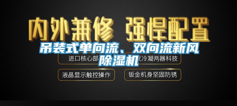 吊裝式單向流、雙向流新風91看片软件大全