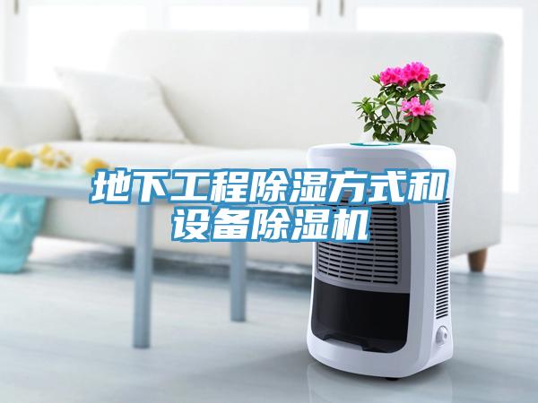 地下工程除濕方式和設備91看片软件大全