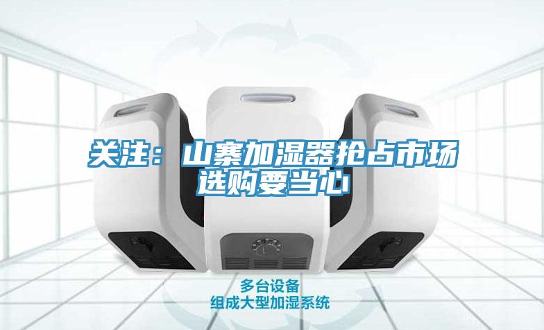 關注：山寨加濕器搶占市場　選購要當心