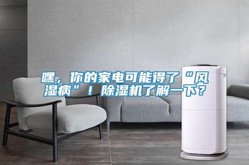 嘿，你的家電可能得了“風濕病”！91看片软件大全了解一下？
