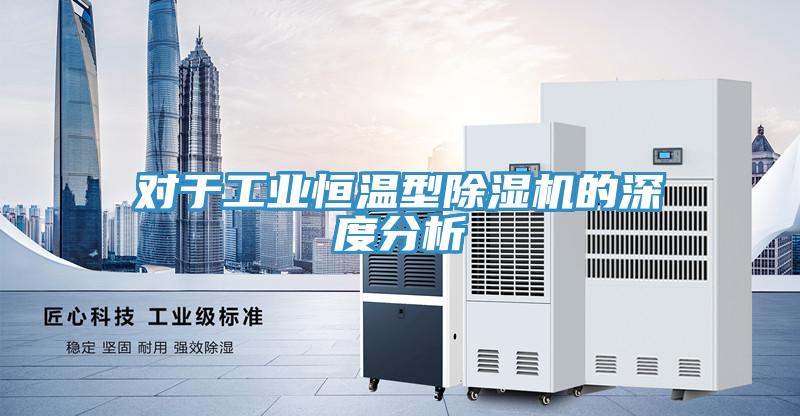 對於工業恒溫型91看片软件大全的深度分析