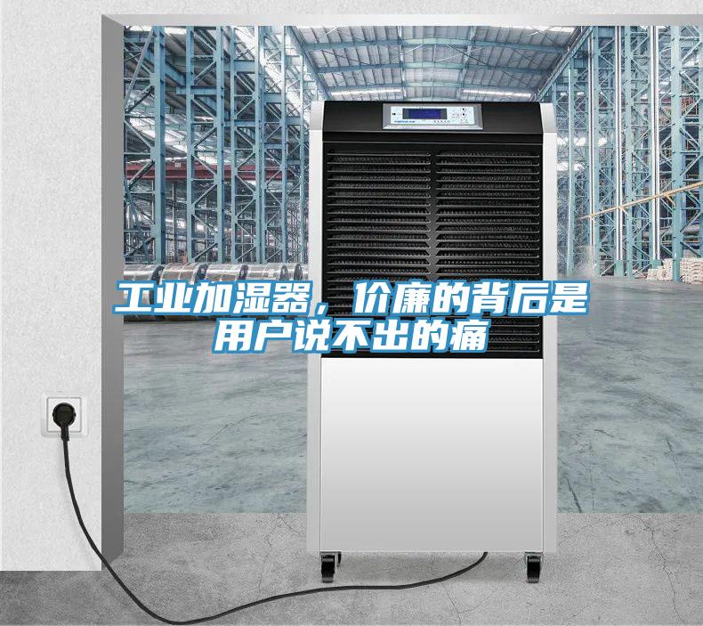 工業加濕器，價廉的背後是用戶說不出的痛