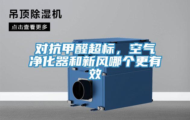 對抗甲醛超標，空氣淨化器和新風哪個更有效