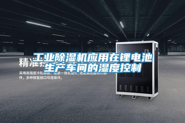 工業91看片软件大全應用在鋰電池生產車間的濕度控製