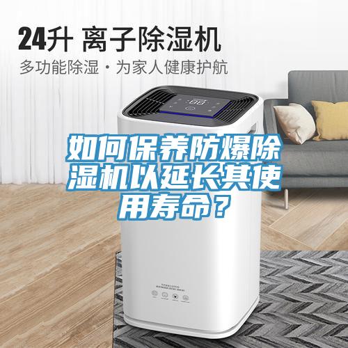 如何保養防爆91看片软件大全以延長其使用壽命？