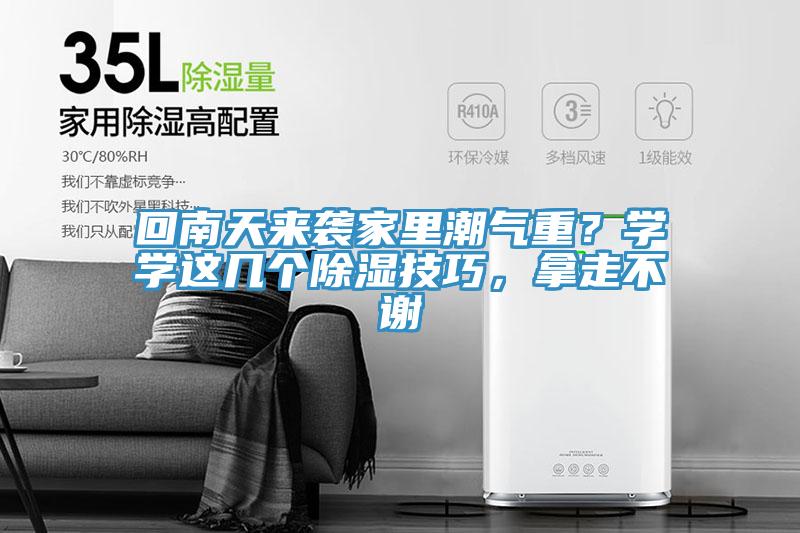 回南天來襲家裏潮氣重？學學這幾個除濕技巧，拿走不謝