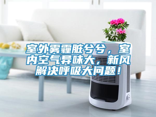室外霧霾髒兮兮，室內空氣異味大，新風解決呼吸大問題！