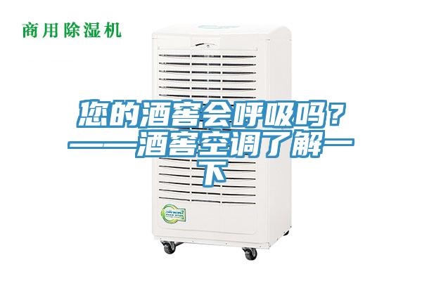 您的酒窖會呼吸嗎？——酒窖空調了解一下