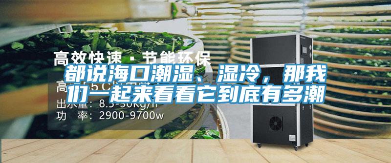 都說海口潮濕、濕冷，那91AV手机看片一起來看看它到底有多潮