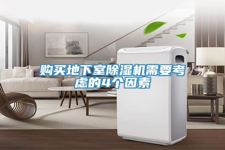 購買地下室91看片软件大全需要考慮的4個因素