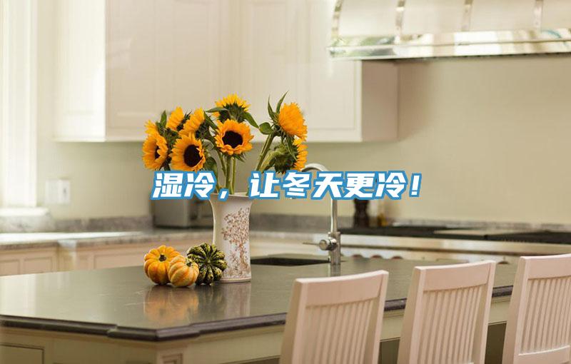濕冷，讓冬天更冷！