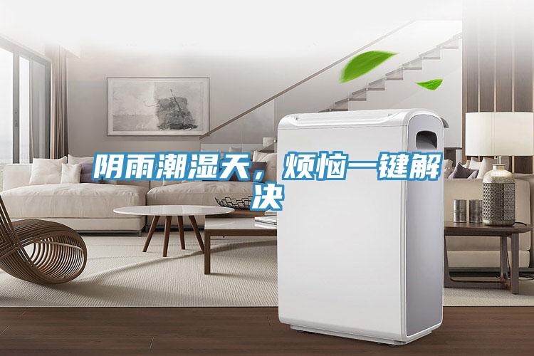 陰雨潮濕天，煩惱一鍵解決