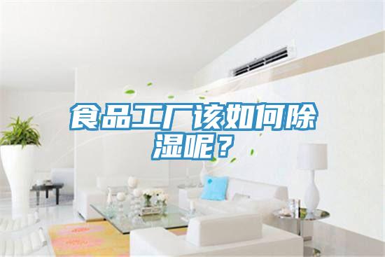 食品工廠該如何除濕呢？