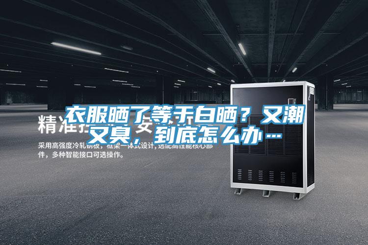 衣服曬了等於白曬？又潮又臭，到底怎麽辦…