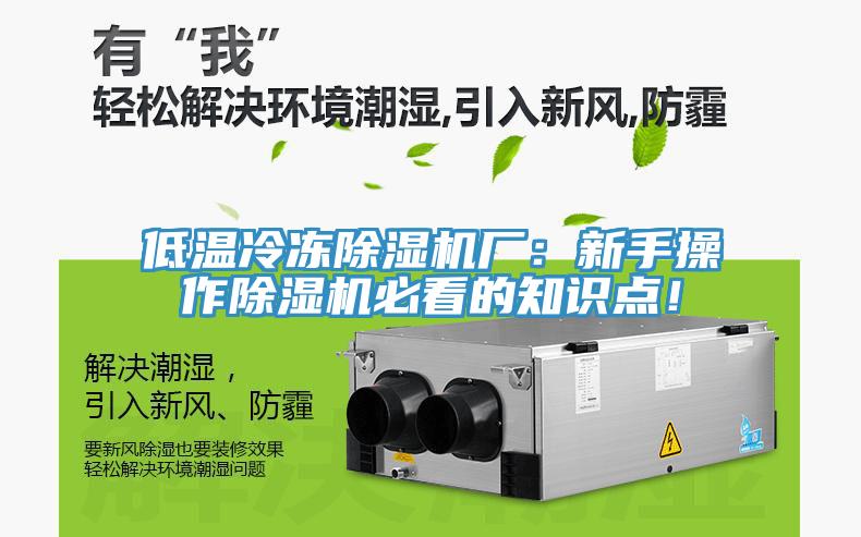 低溫冷凍91看片软件大全廠：新手操作91看片软件大全必看的知識點！