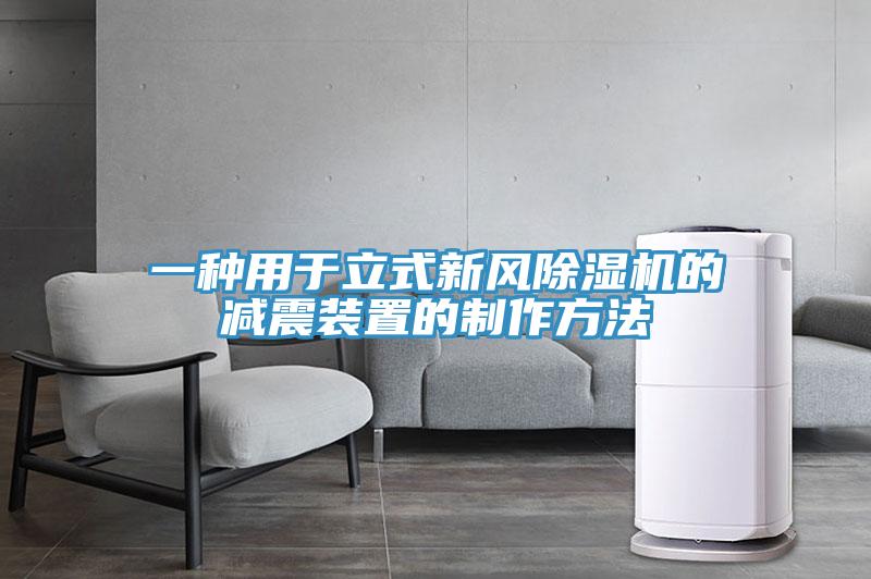 一種用於立式新風91看片软件大全的減震裝置的製作方法