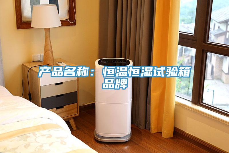 產品名稱：恒溫恒濕試驗箱品牌