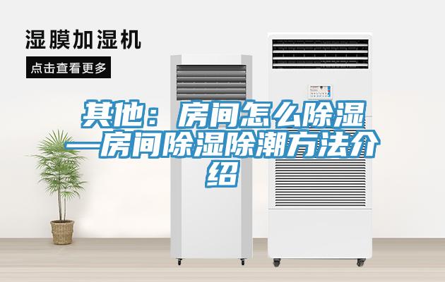 其他：房間怎麽除濕—房間除濕除潮方法介紹
