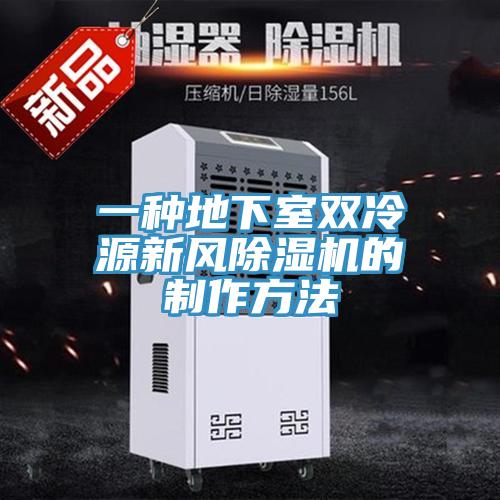 一種地下室雙冷源新風91看片软件大全的製作方法
