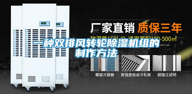 一種雙排風轉輪91看片软件大全組的製作方法