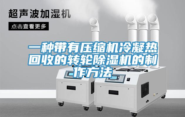 一種帶有壓縮機冷凝熱回收的轉輪91看片软件大全的製作方法