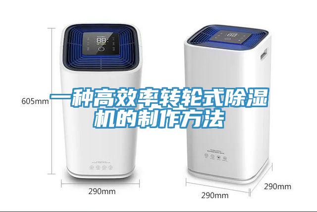 一種高效率轉輪式91看片软件大全的製作方法