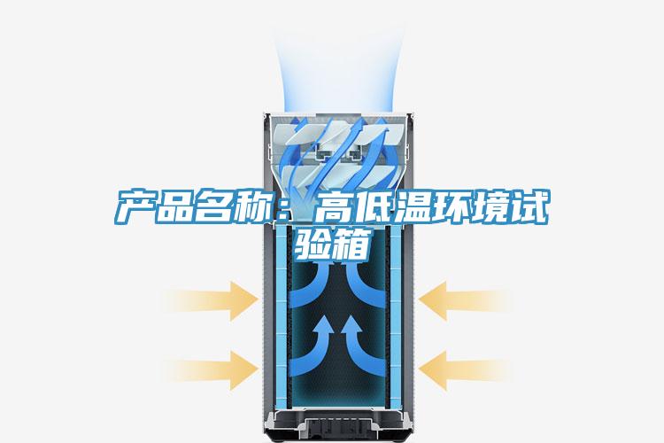 產品名稱：高低溫環境試驗箱