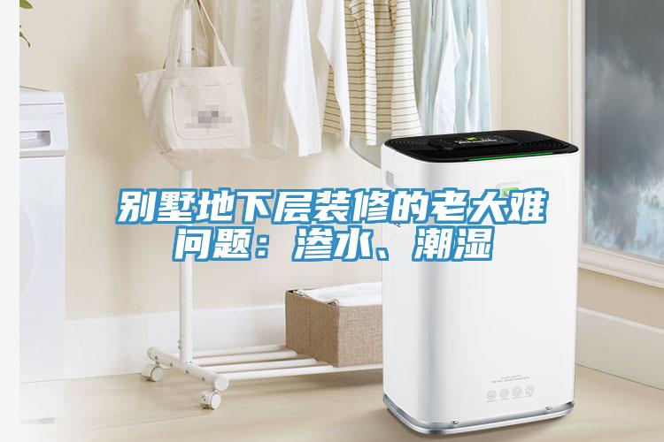 別墅地下層裝修的老大難問題：滲水、潮濕