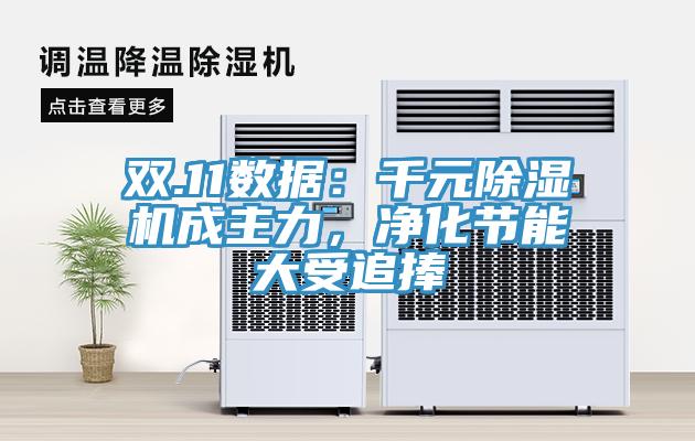雙.11數據：千元91看片软件大全成主力，淨化節能大受追捧