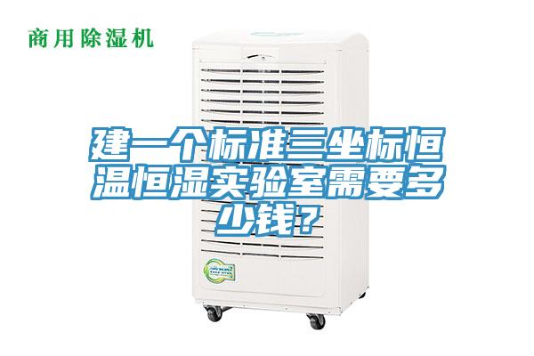 建一個標準三坐標恒溫恒濕實驗室需要多少錢？