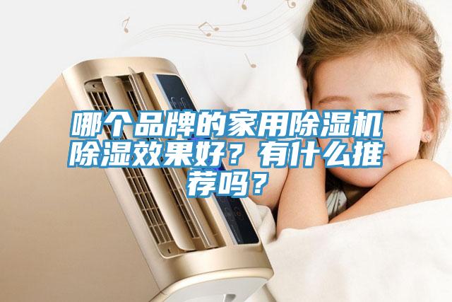 哪個品牌的家用91看片软件大全除濕效果好？有什麽推薦嗎？