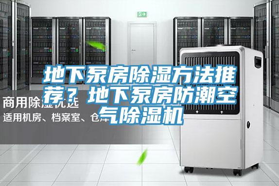地下泵房除濕方法推薦？地下泵房防潮空氣91看片软件大全
