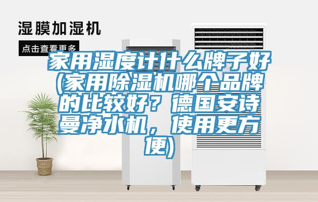 家用濕度計什麽牌子好(家用91看片软件大全哪個品牌的比較好？德國91AV手机看片淨水機，使用更方便)