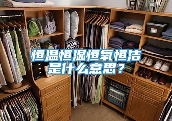 恒溫恒濕恒氧恒潔是什麽意思？