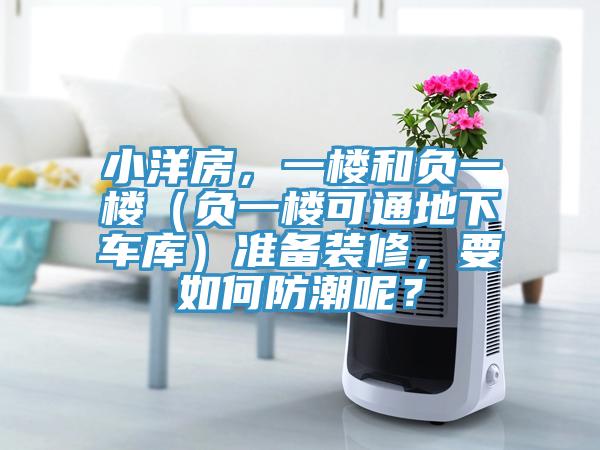 小洋房，一樓和負一樓（負一樓可通地下車庫）準備裝修，要如何防潮呢？