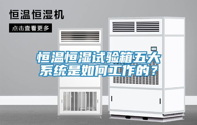 恒溫恒濕試驗箱五大係統是如何工作的？