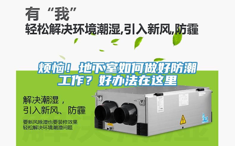 煩惱！地下室如何做好防潮工作？好辦法在這裏